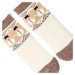 Dětské vlněné ponožky Vlnáč sněhulák hnědý Fusakle
