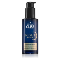 Schwarzkopf Gliss Night Elixir bezoplachový elixír pro poškozené vlasy 100 ml