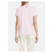 Růžové Bavlněné Tričko - KARL Lagerfeld