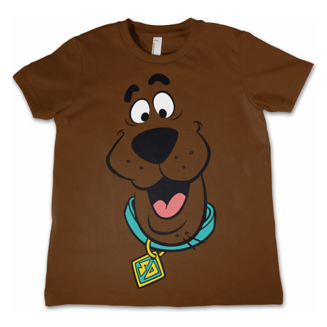 Scooby Doo tričko, Face Brown, dětské HYBRIS