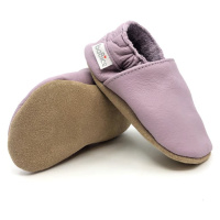 Kožené barefoot capáčky BaBice Lila BA-143