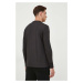 Tričko s dlouhým rukávem Karl Lagerfeld černá barva, s potiskem