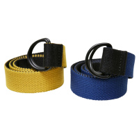 Easy D-Ring Belt Kids 2-Pack černá/královská+černá/žlutá