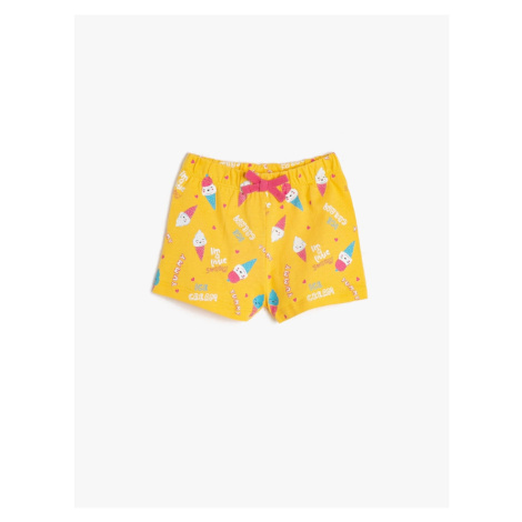 Koton Baby Girl Yellow Shorts & Bermuda