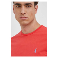 Bavlněné tričko Polo Ralph Lauren červená barva, 710671438