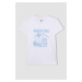 DEFACTO Girls Printed Short Sleeve T-Shirt