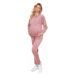 Světle růžový těhotenský pyžamový set 0200