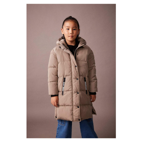 DEFACTO Girl Plush Lining Puffer Jacket