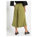 Bonprix RAINBOW 7/8 široké kalhoty "Culotte" Barva: Zelená, Mezinárodní