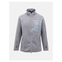 Bunda peak performance m pile zip jacket soud mist