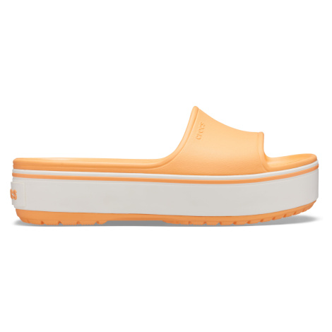 Crocs Crocband Platform Slide Cantaloupe/White