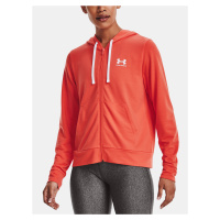 Under Armour Mikina Rival Terry FZ Hoodie-ORG - Dámské