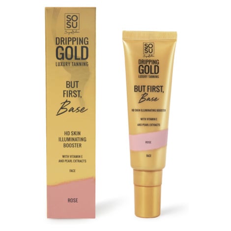 SOSU Dripping Gold But First podkladová báze rose 30 ml SOSU Cosmetics