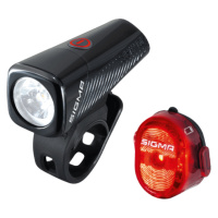 SIGMA SPORT set světel - BUSTER 150 + NUGGET II - červená/černá