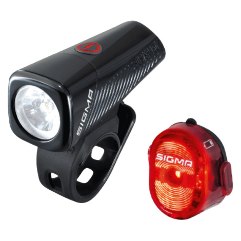 SIGMA SPORT set světel - BUSTER 150 + NUGGET II - červená/černá