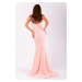 Dámské šaty růžové na ramínka dlouhé s Růžová / S model 15043359 - EVA&#38;LOLA