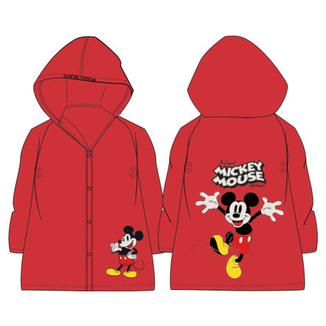 Mickey Mouse - licence Chlapecká pláštěnka - Mickey Mouse 5228B507, červená Barva: Červená