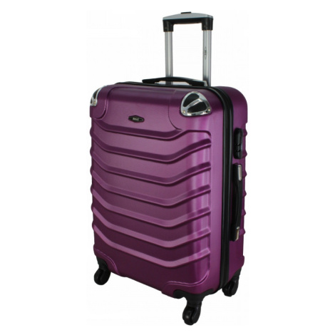 Rogal Fialová sada 3 plastových kufrů "Premium" - M (35l), L (65l), XL (100l)