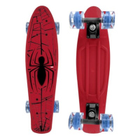 Disney SPIDERMAN Skateboard (fishboard), červená, velikost