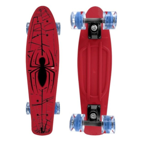 Disney SPIDERMAN Skateboard (fishboard), červená, velikost