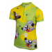 Dětský cyklistický dres Etape Rio zeleno-žlutý,