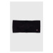 Čelenka s příměsí kašmíru Tommy Hilfiger černá barva