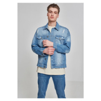 Bunda Urban Classics Ripped Denim Jacket - bleached