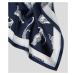 Šátek karl lagerfeld k/signature jaguar scarf šedá