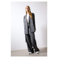 DEFACTO With Cargo Pocket Striped Trousers