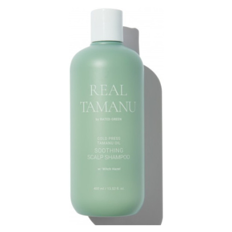 RATED GREEN - REAL TAMANU COLD PRESS TAMANU OIL SOOTHING SCALP SHAMPOO - vlasový šampon 400 ml