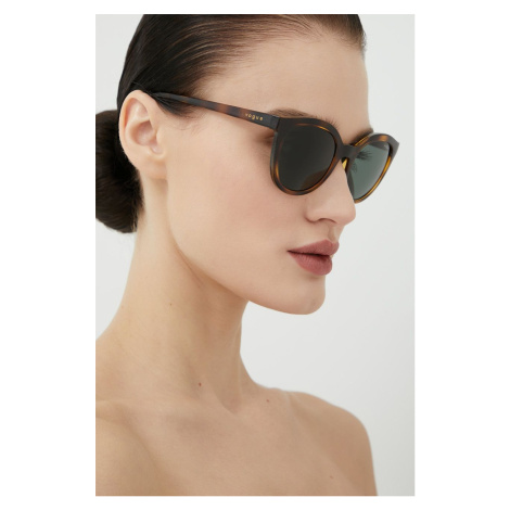 VOGUE Eyewear Sonnenbrille 'BELLA' hnědá / žlutá | Modio.cz