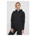 Mikina Calvin Klein dámská, černá barva, s kapucí, hladká, K20K206960
