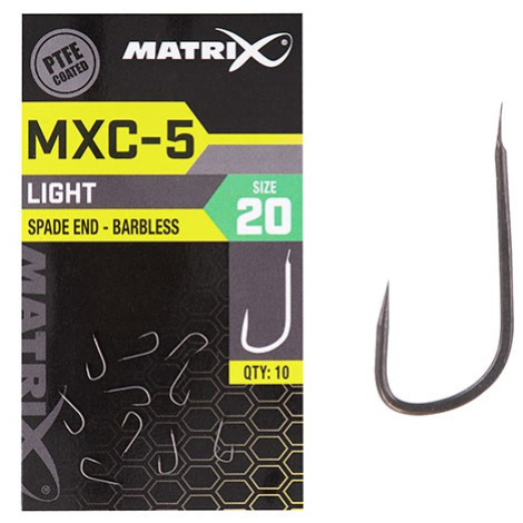 Matrix háčky mxc-5 barbless spade  10 ks - 18