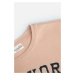 Dětské tričko Coccodrillo béžová barva