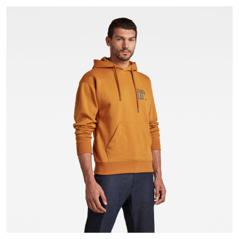 Sweatshirt - G-star Multi logo bk hdd sw orange