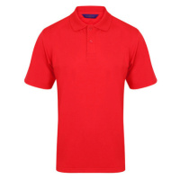 Henbury Pánské funkční polo triko H475 Red