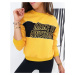 MAKE IT women's sweatshirt yellow BY0507