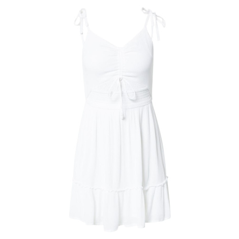 HOLLISTER Letní šaty bílá