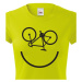 Dámské tričko Cyklo úsměv vám vždy zvedne náladu