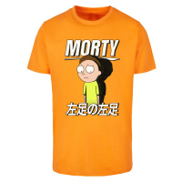 Pánské tričko Rick and Morty Sad Morty oranžové