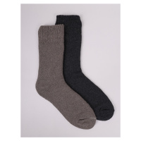 Yoclub Man's 2Pack Socks SKA-0177F-0000-003