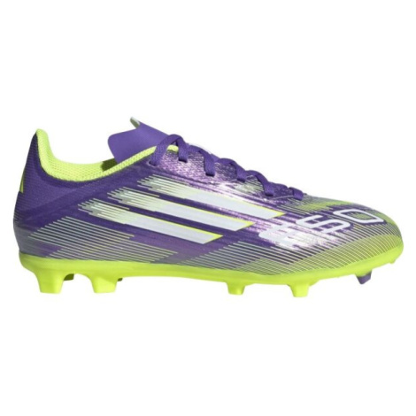 adidas F50 LEAGUE FG/MG J Dětské kopačky, fialová, velikost
