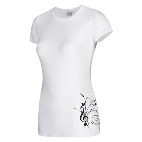 BAMBUTIK KVĚTINOVÝ KLÍČ tričko dámské, bílá Barva: bílá