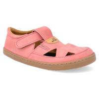Barefoot sandálky Pegres - BF51 růžové