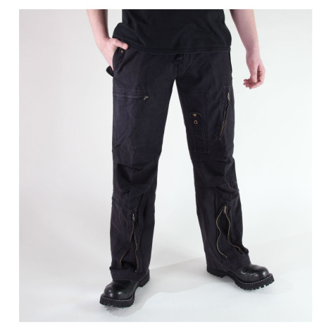 kalhoty pánské mil-tec - fliegerhose - prewash black - 11502002