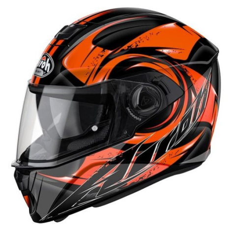 AIROH Storm Anger STA32 Integrální helma černá/oranžová