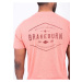 Starorůžové pánské tričko s potiskem Brakeburn