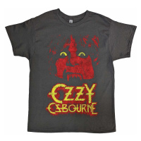 Ozzy Osbourne tričko, Yellow Eyes Jumbo Charcoal Grey, pánské