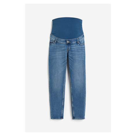 H & M - MAMA Slim Ankle Jeans - modrá H&M