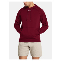 Pánská mikina Under Armour UA Rival Fleece Hoodie-RED - Pánské